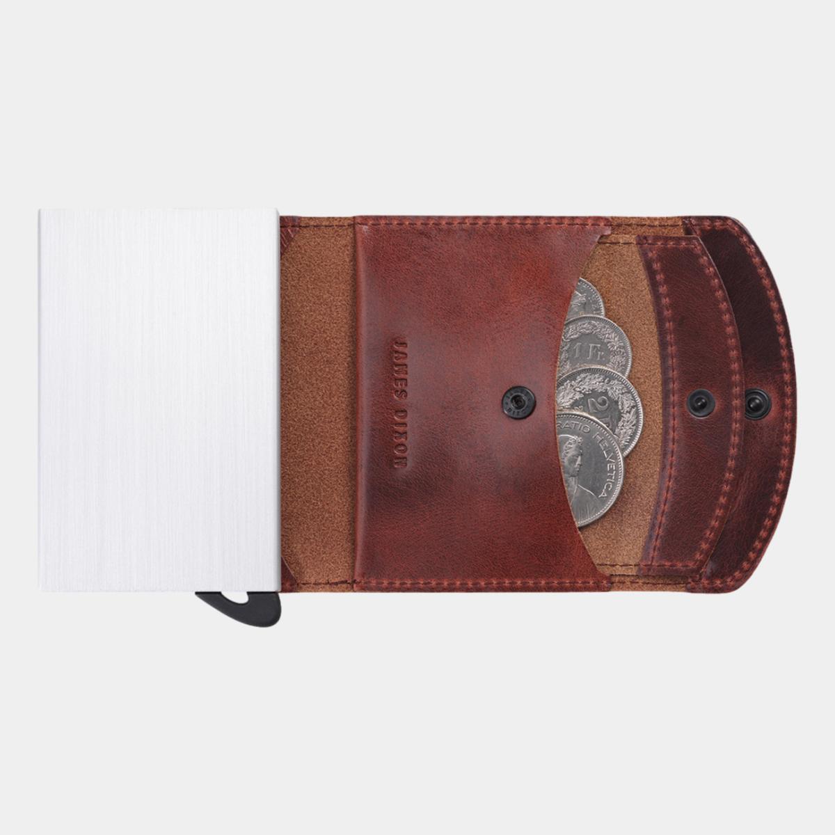 jd0106 james dixon grande classic cherry tree red coin pocket wallet coins
