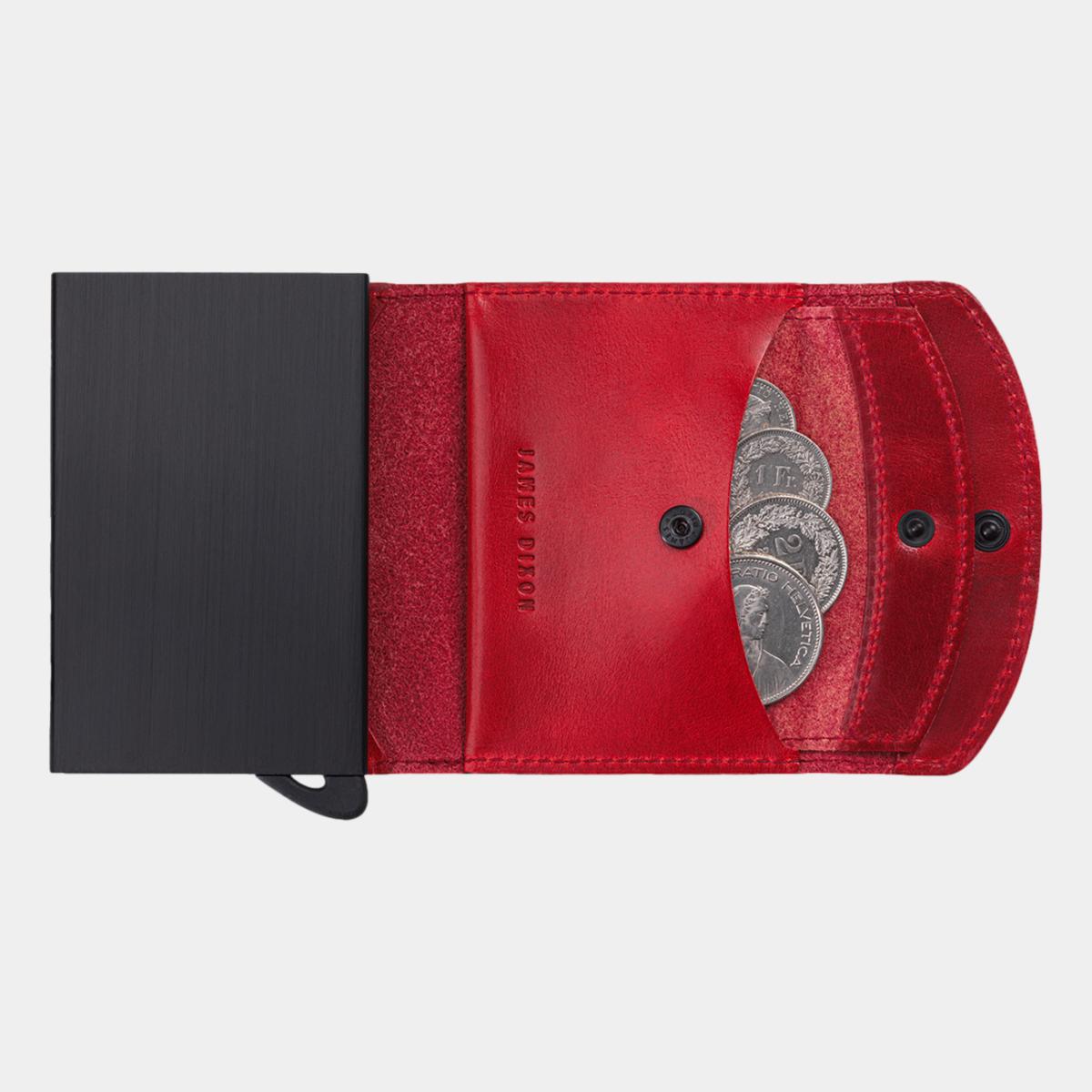 jd0110 james dixon grande classic red coin pocket wallet coins