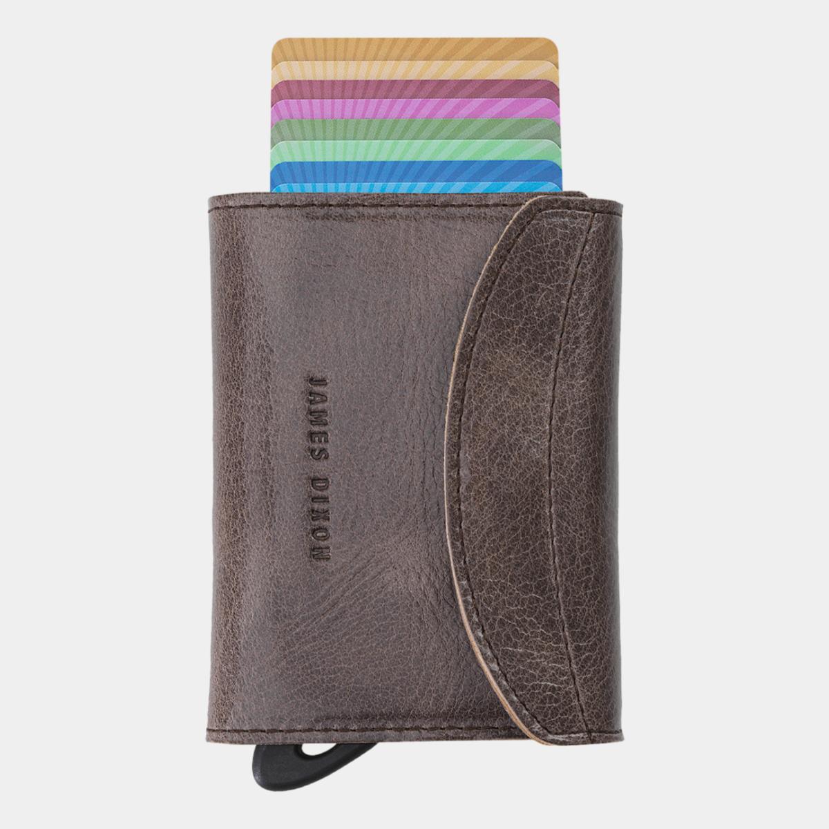 jd0112 james dixon grande classic saddle brown coin pocket wallet front