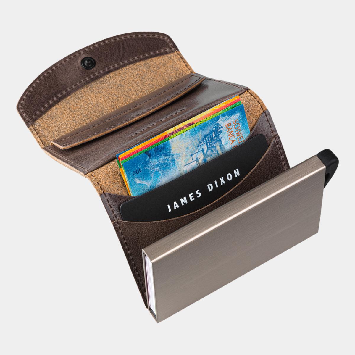 jd0112 james dixon grande classic saddle brown coin pocket wallet notes
