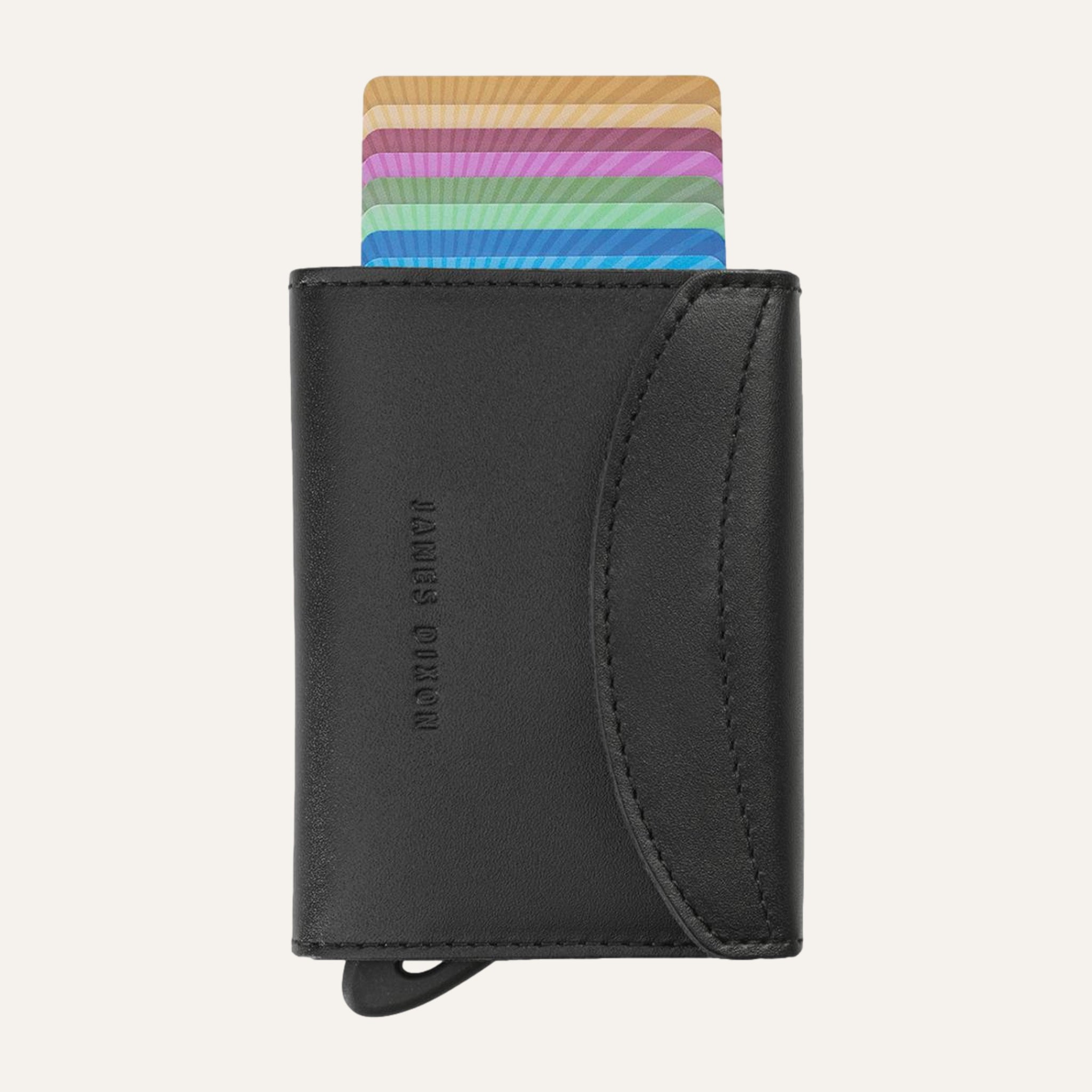 Black - One - Coin Pocket - Flap - Wallet
