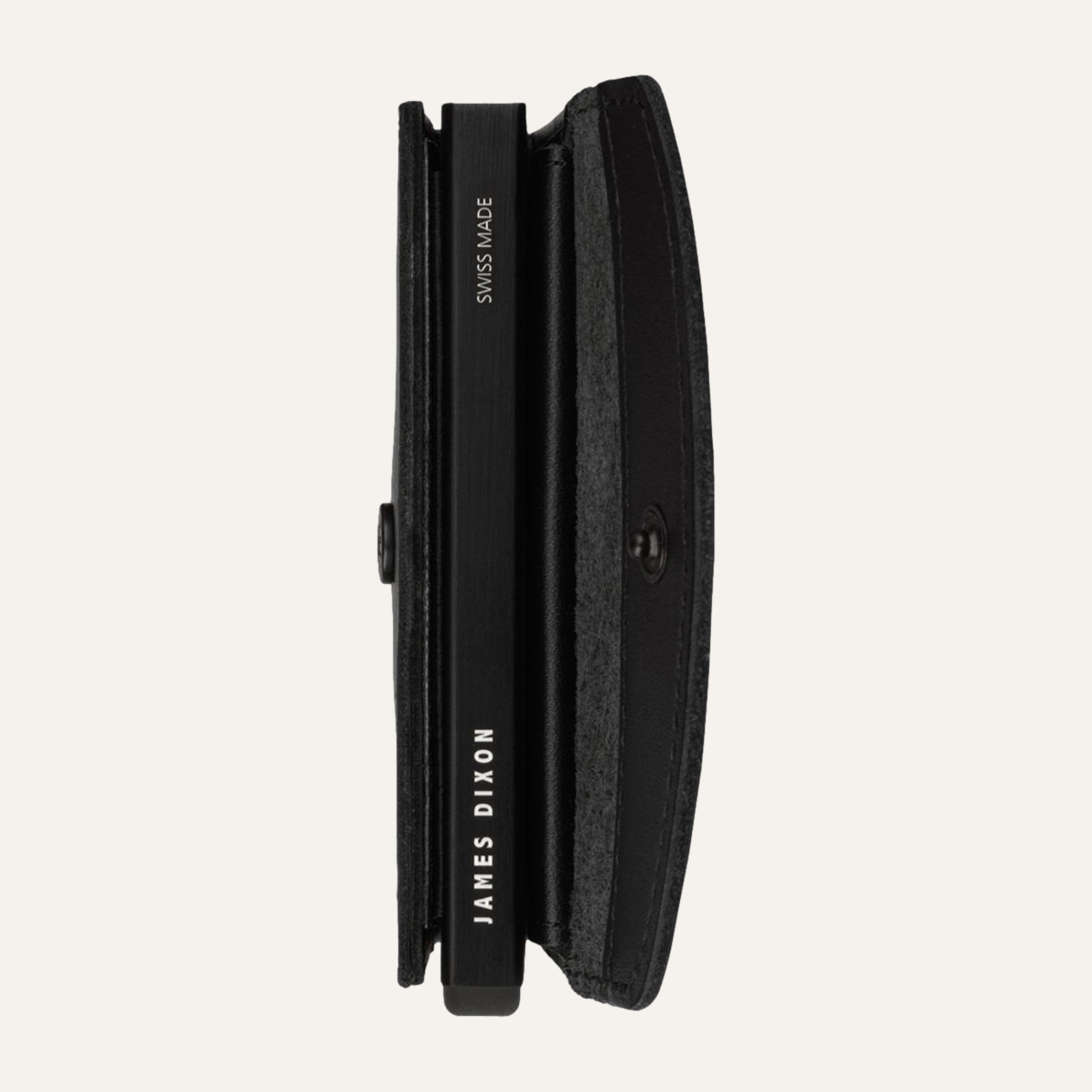 Black - One - Coin Pocket - Flap - Wallet
