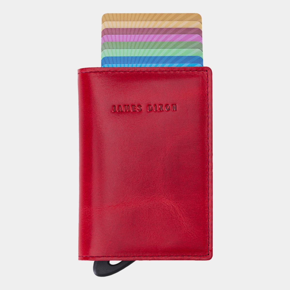 jd0118 james dixon puro classic red coin pocket wallet front