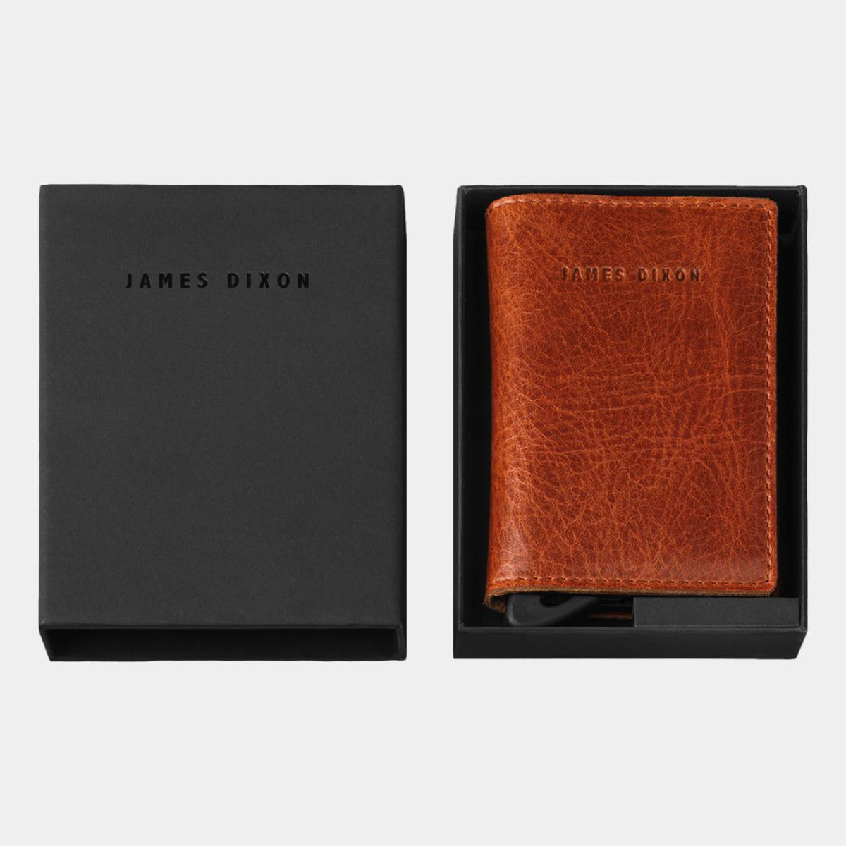 jd0119 james dixon puro classic rust coin pocket wallet box
