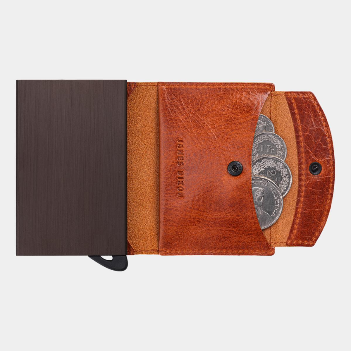 jd0119 james dixon puro classic rust coin pocket wallet coins
