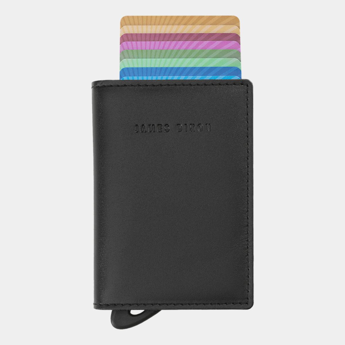 jd0121 james dixon puro one all black coin pocket wallet front
