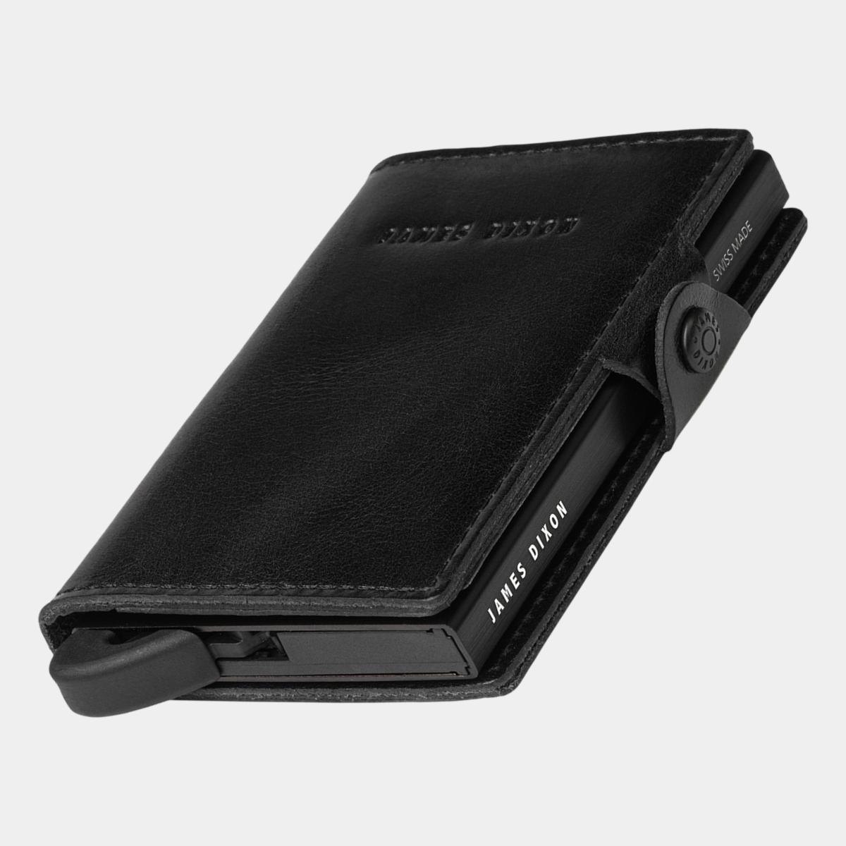 All Black - Classic - Bouton - Porte-cartes