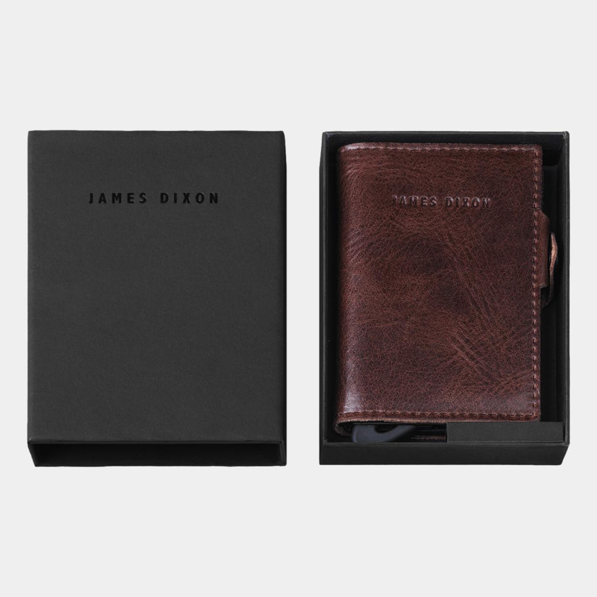 jd0126 james dixon boton classic cacao brown wallet box
