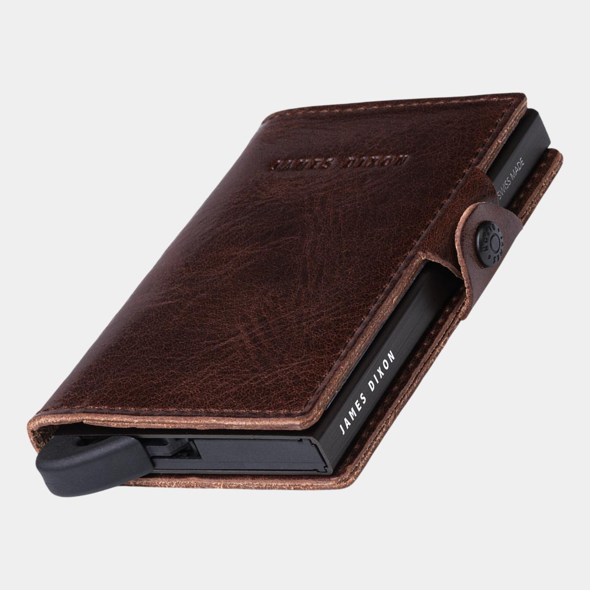 Cacao Brown - Classic - Bouton - Porte-cartes