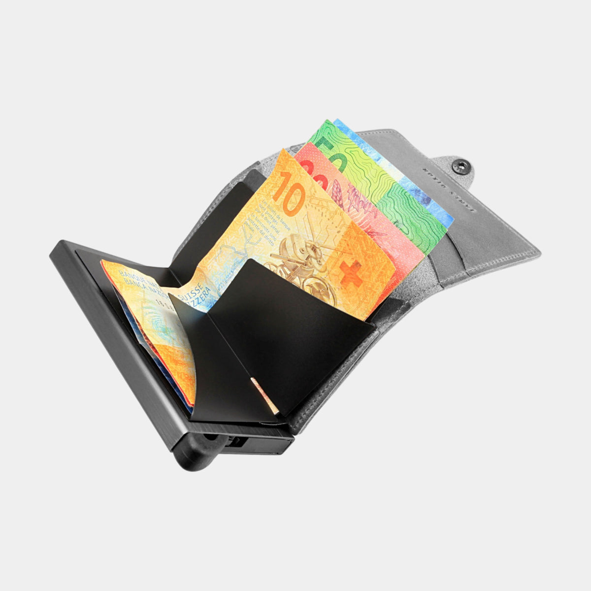 Cacao Brown - Classic - Bouton - Porte-cartes