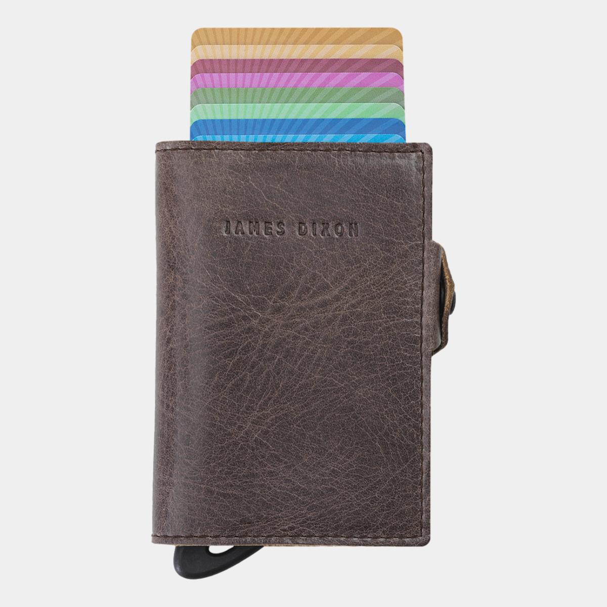 jd0134 james dixon boton classic saddle brown wallet front