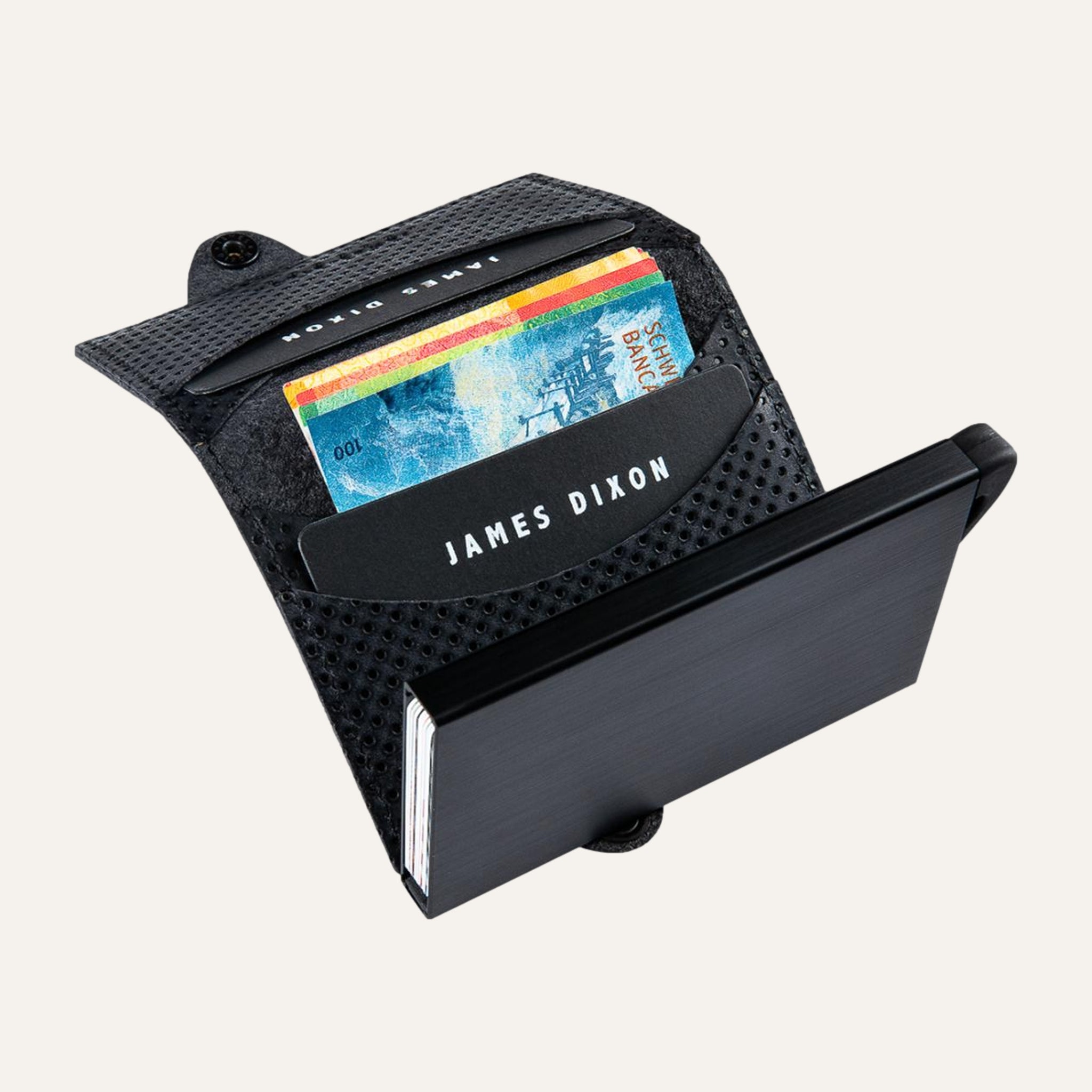 Black - Racing - Snap - Wallet