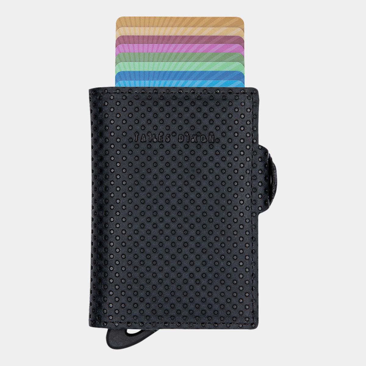 jd0144 james dixon boton racing all black coin pocket wallet front