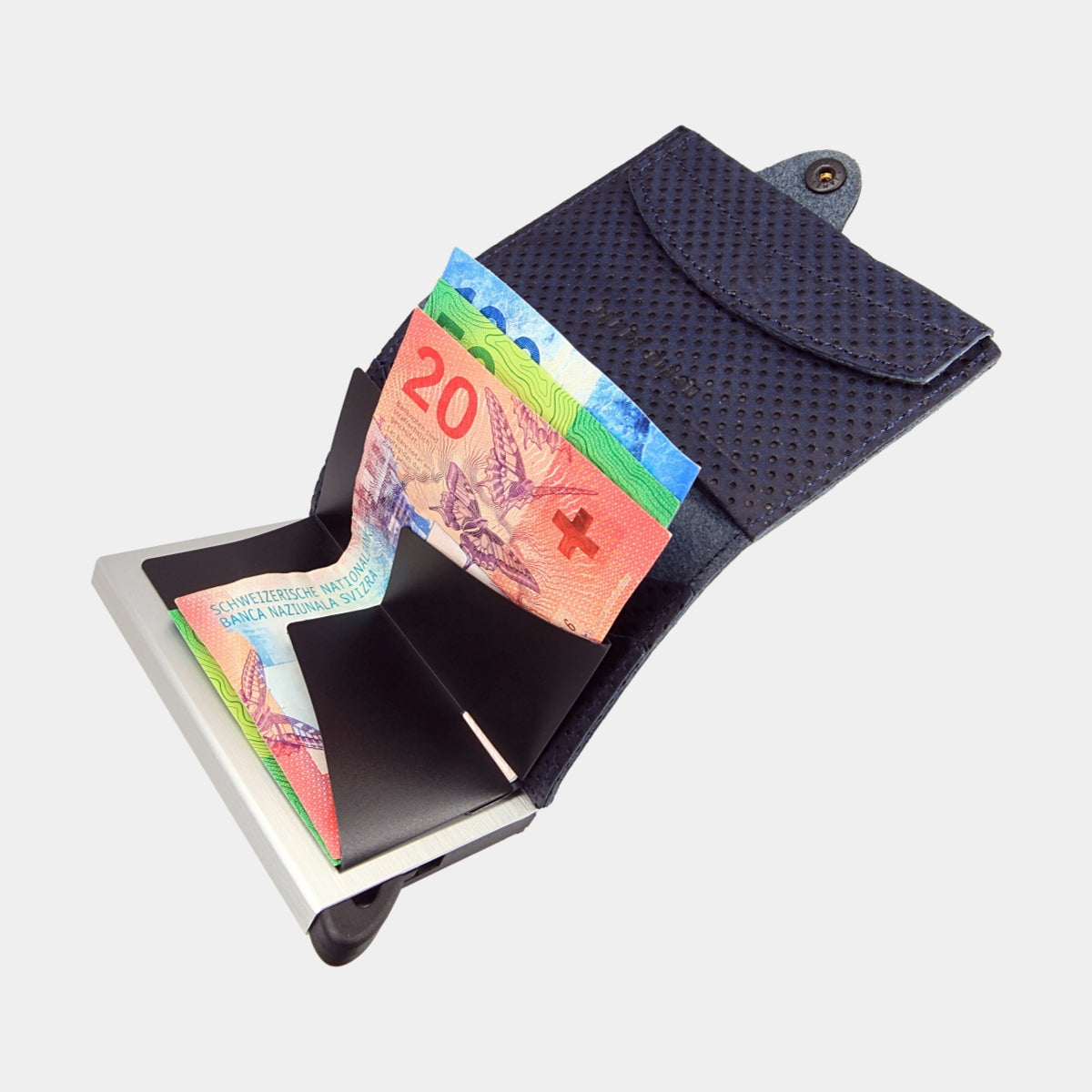 Blue - Racing - Monnaie - Bouton - Porte-cartes