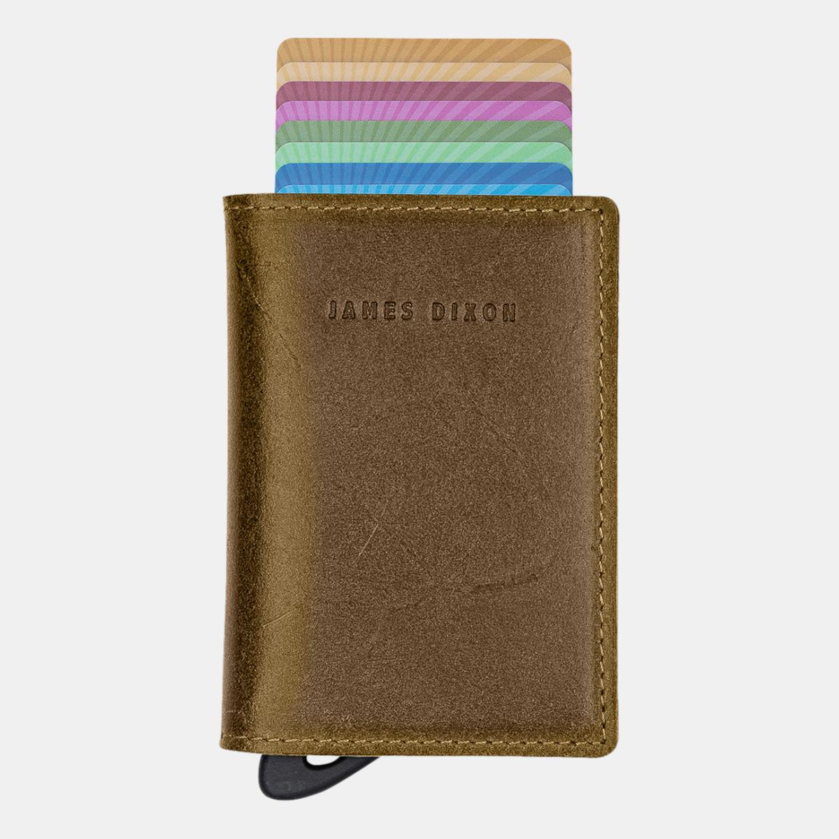 jd0152 james dixon puro raw yellow coin pocket wallet front