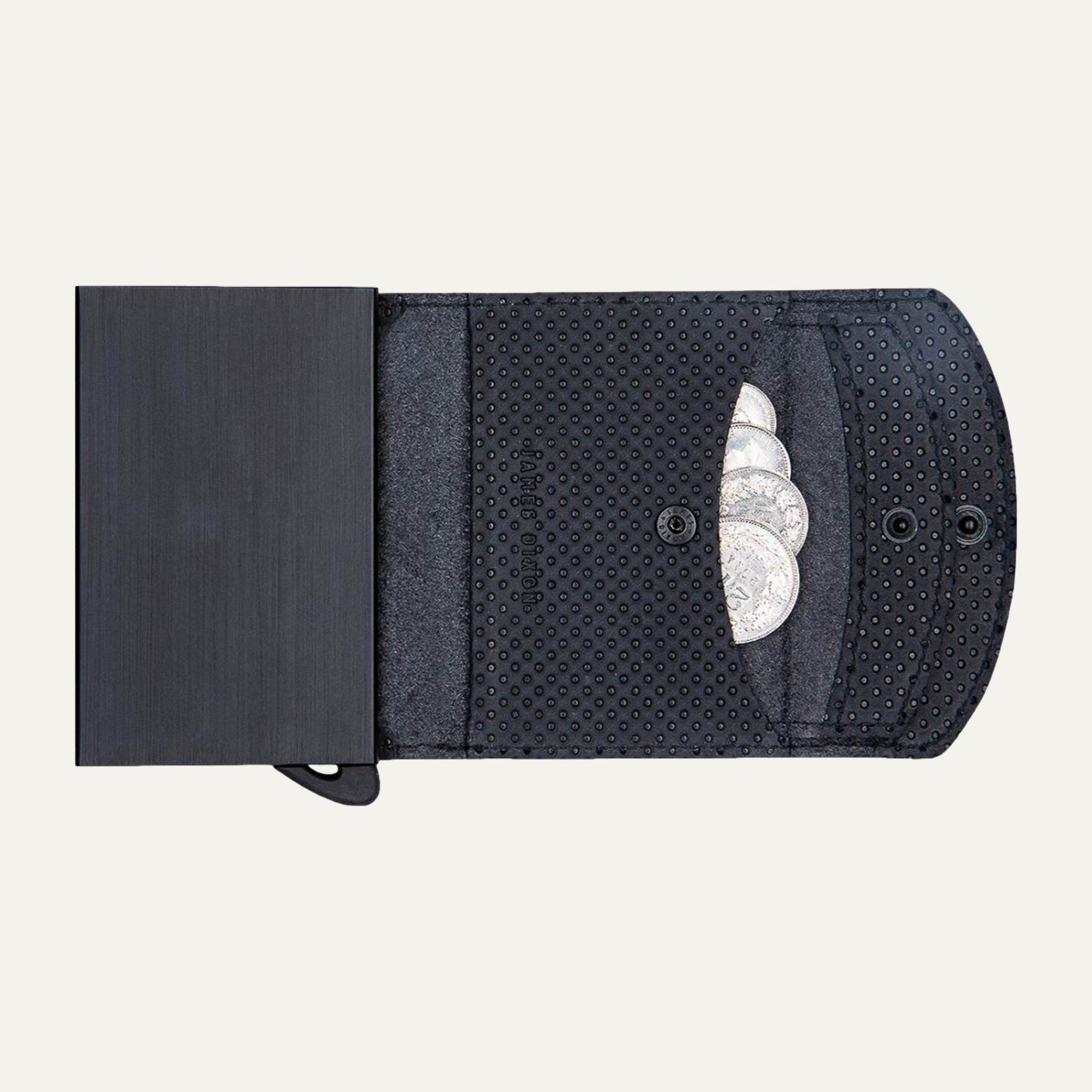 Black - Racing - Coin Pocket - Flap - Wallet