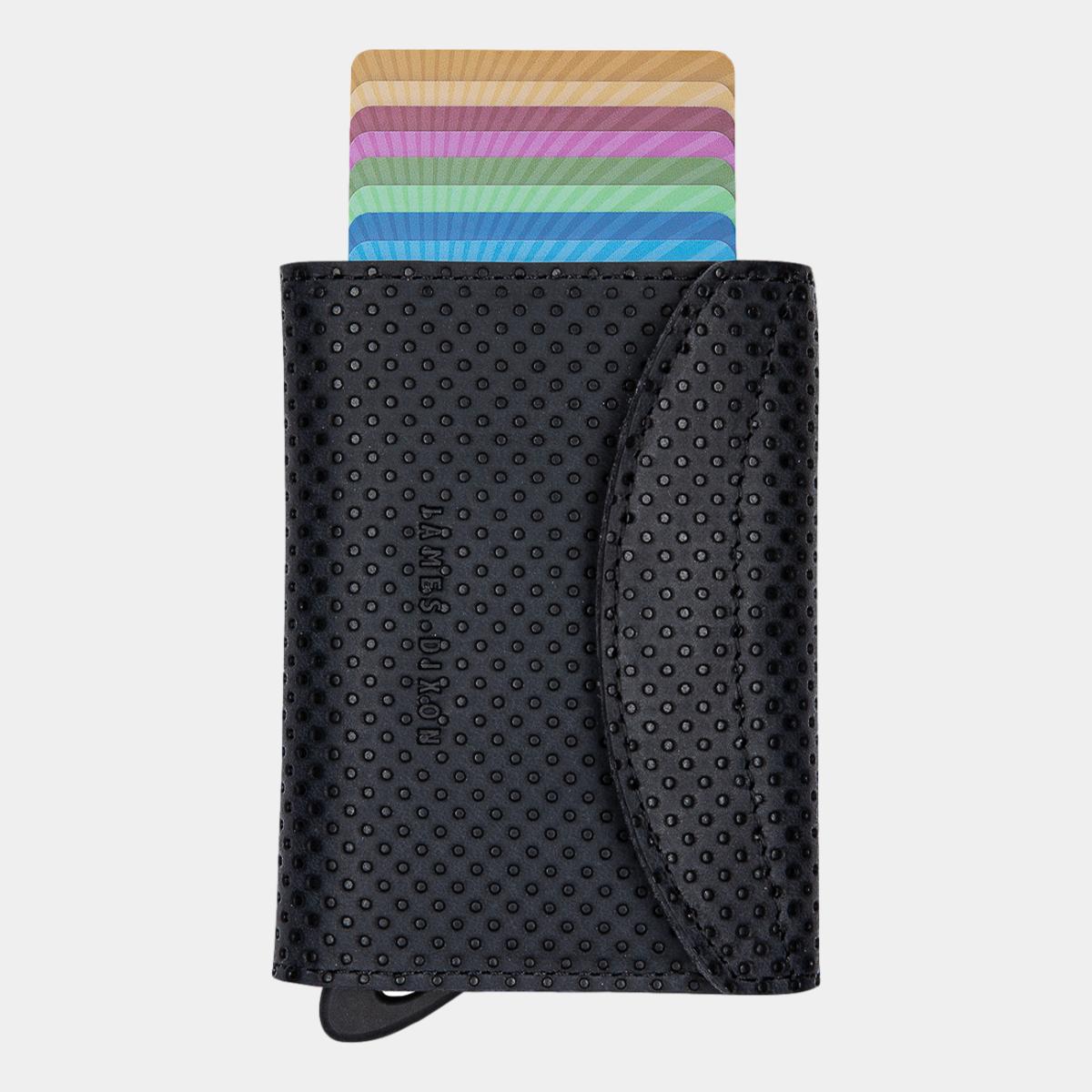 jd0156 james dixon grande racing black gold coin pocket wallet front