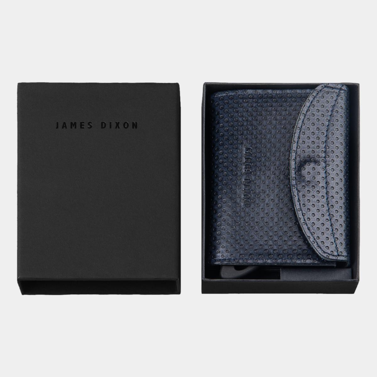 jd0157 james dixon grande racing blue coin pocket wallet box