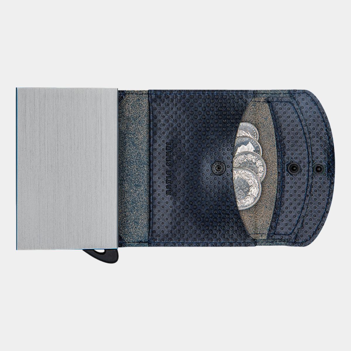 jd0157 james dixon grande racing blue coin pocket wallet coins