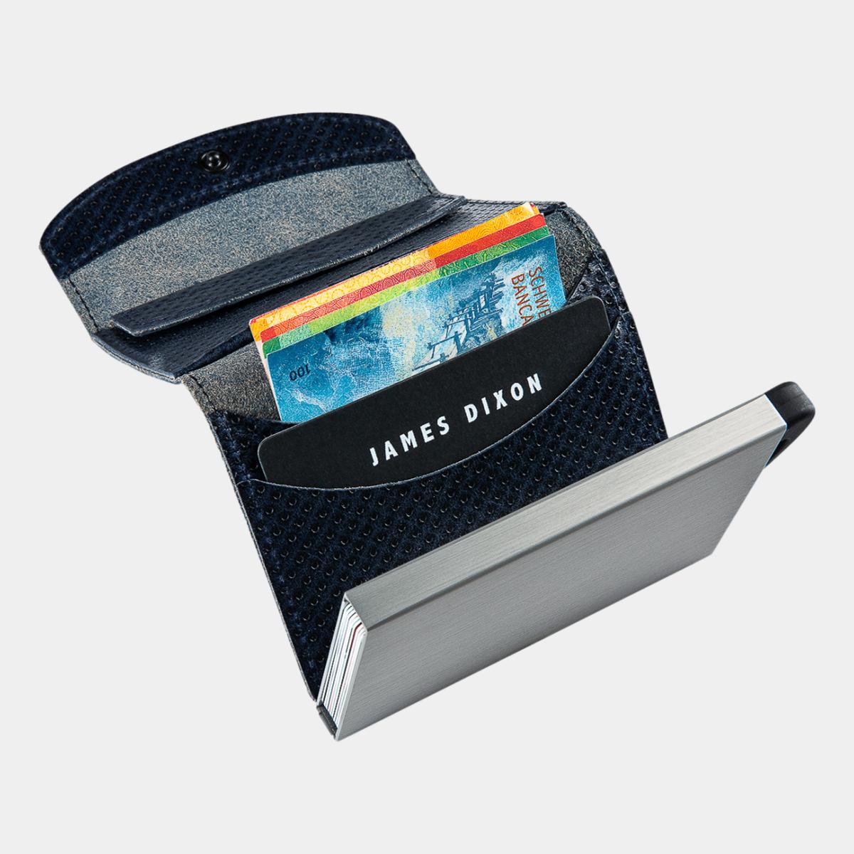 jd0157 james dixon grande racing blue coin pocket wallet notes