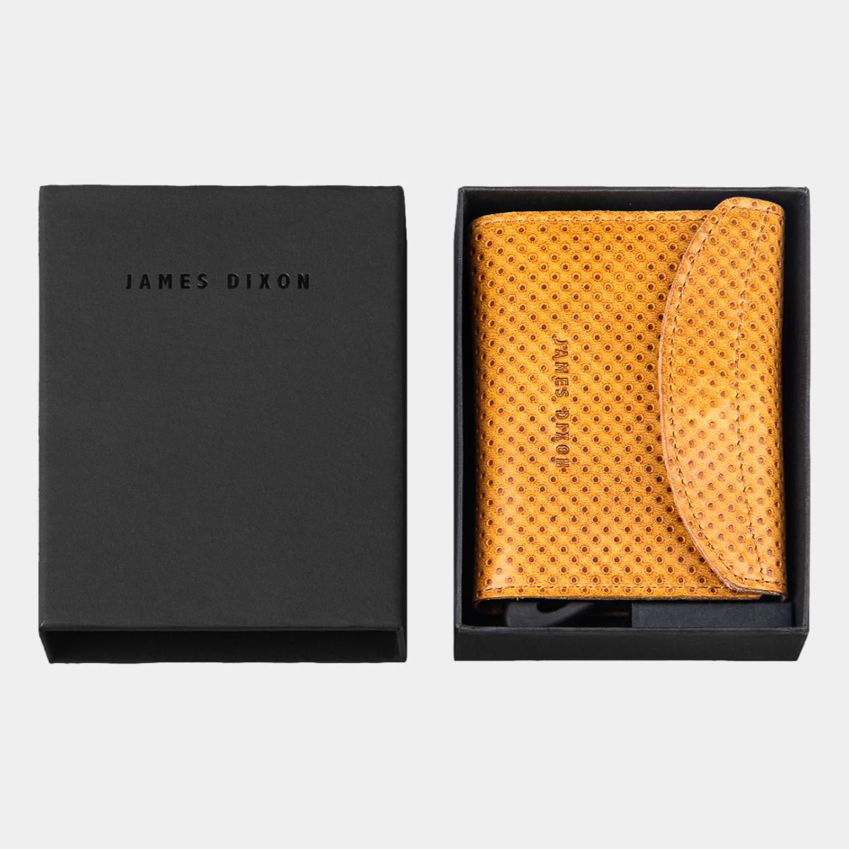 jd0158 james dixon grande racing ochre coin pocket wallet box