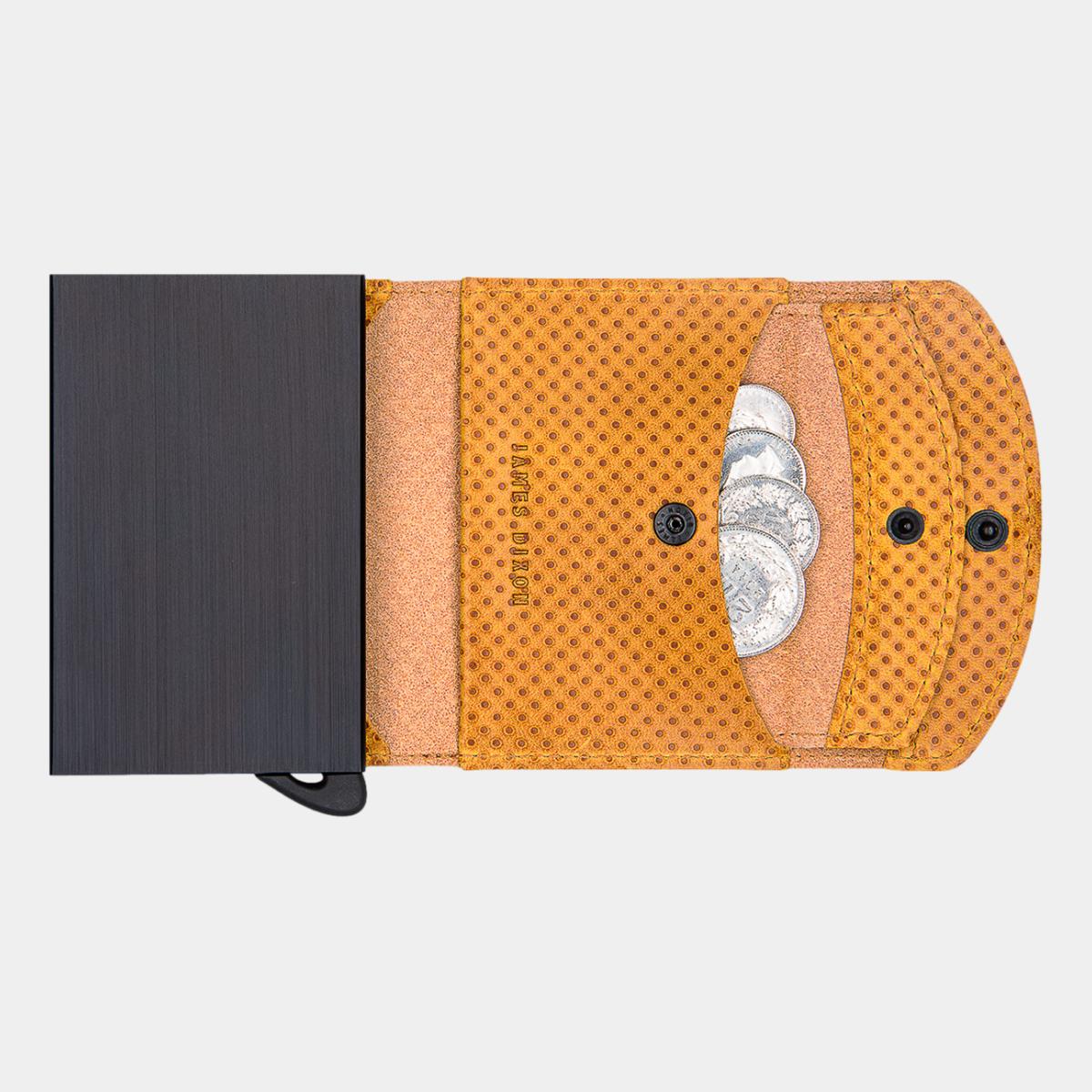 jd0158 james dixon grande racing ochre coin pocket wallet coins