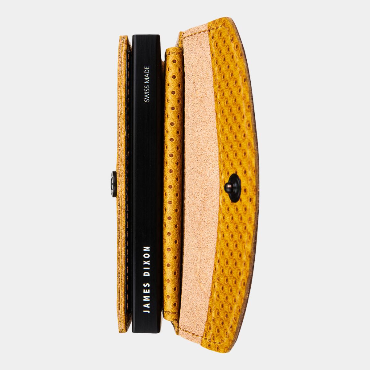 jd0158 james dixon grande racing ochre coin pocket wallet side