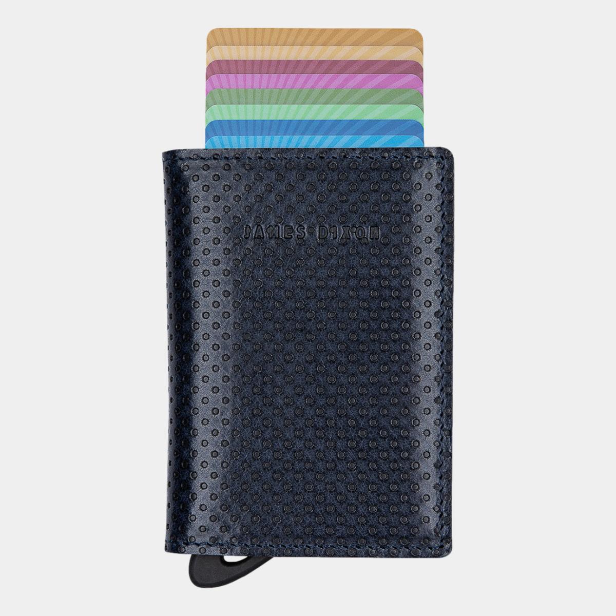 jd0162 james dixon puro racing blue coin pocket wallet front