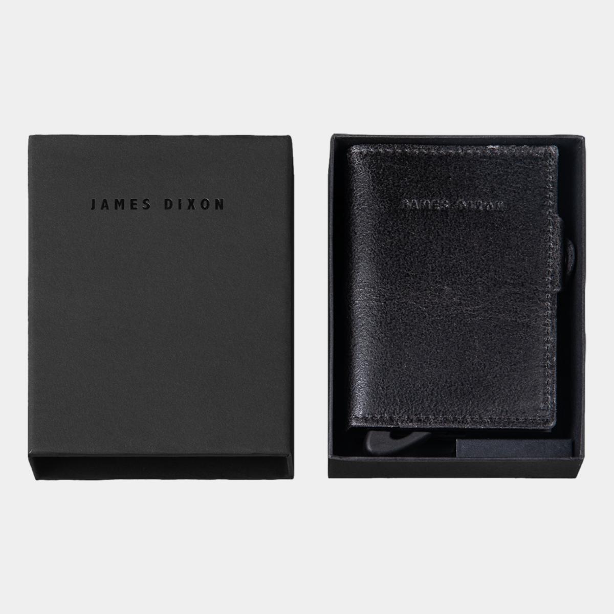 jd0164 james dixon boton raw all black wallet box