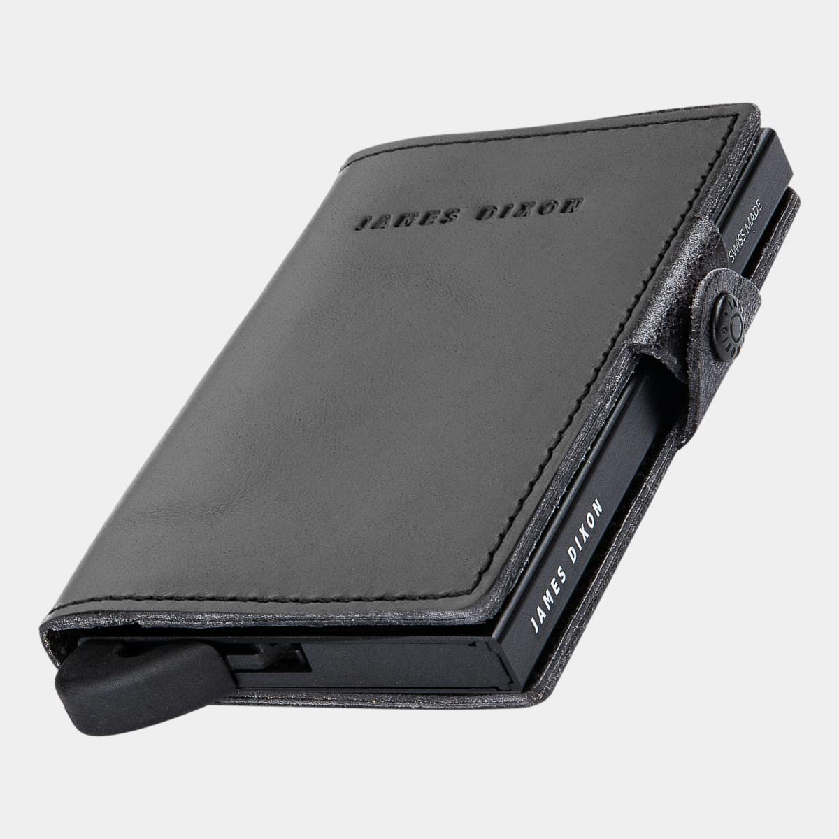All Black - Raw - Botón - Cartera