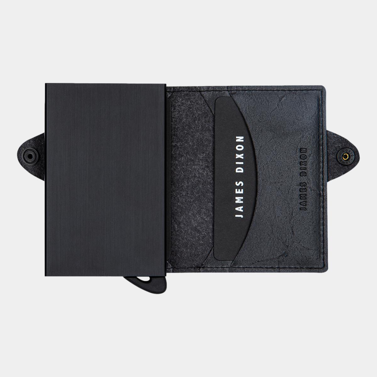 jd0164 james dixon boton raw all black wallet open