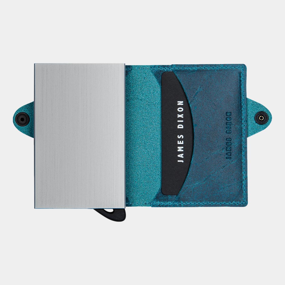jd0166 james dixon boton raw blue wallet open