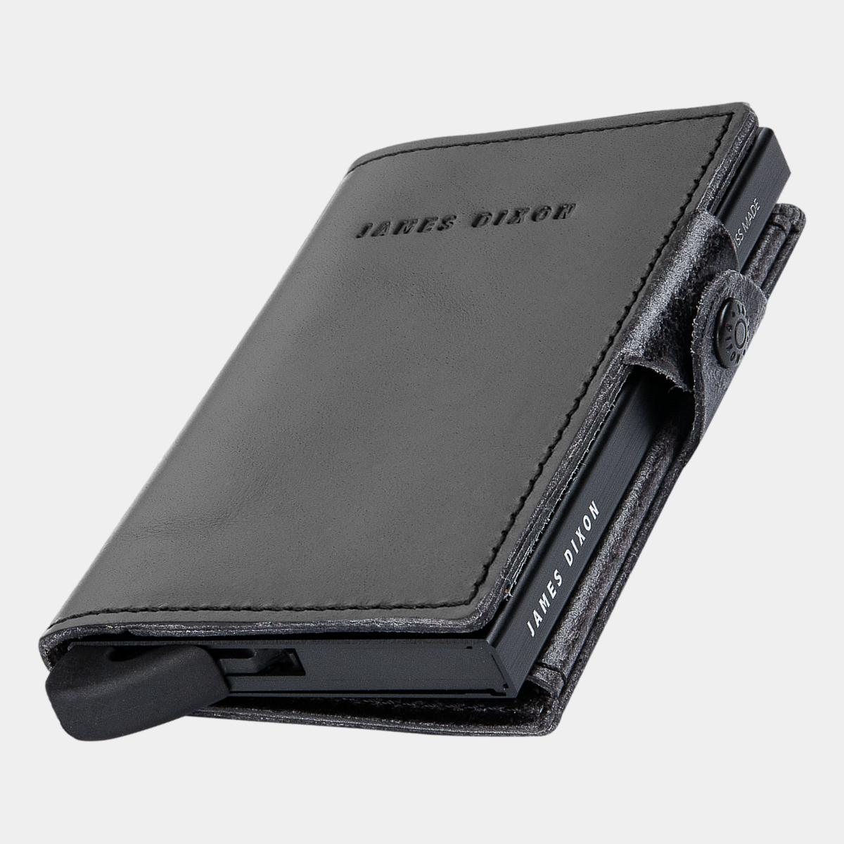 All Black - Raw - Monedero - Botón - Cartera