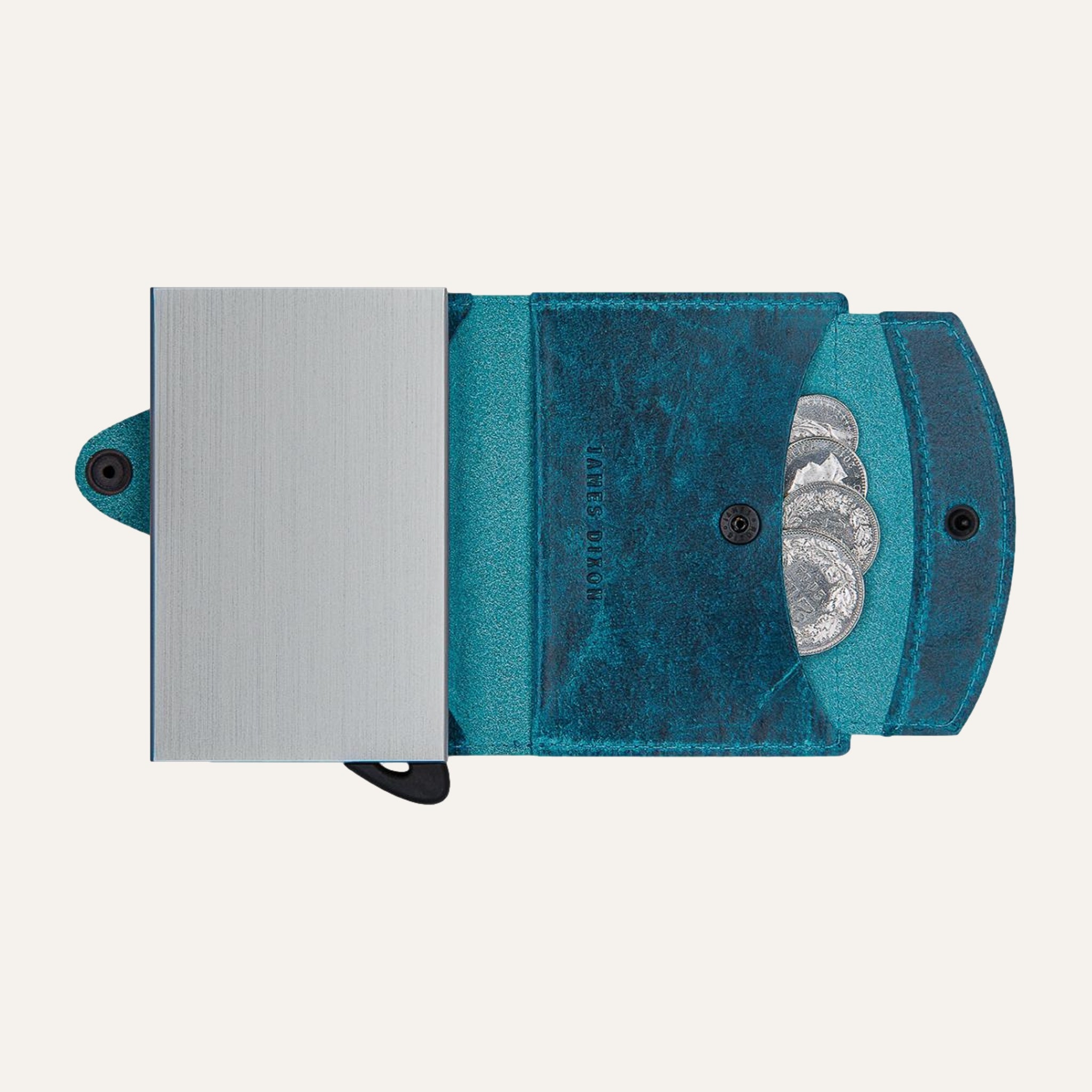 Blue - Raw - Coin Pocket - Snap - Wallet