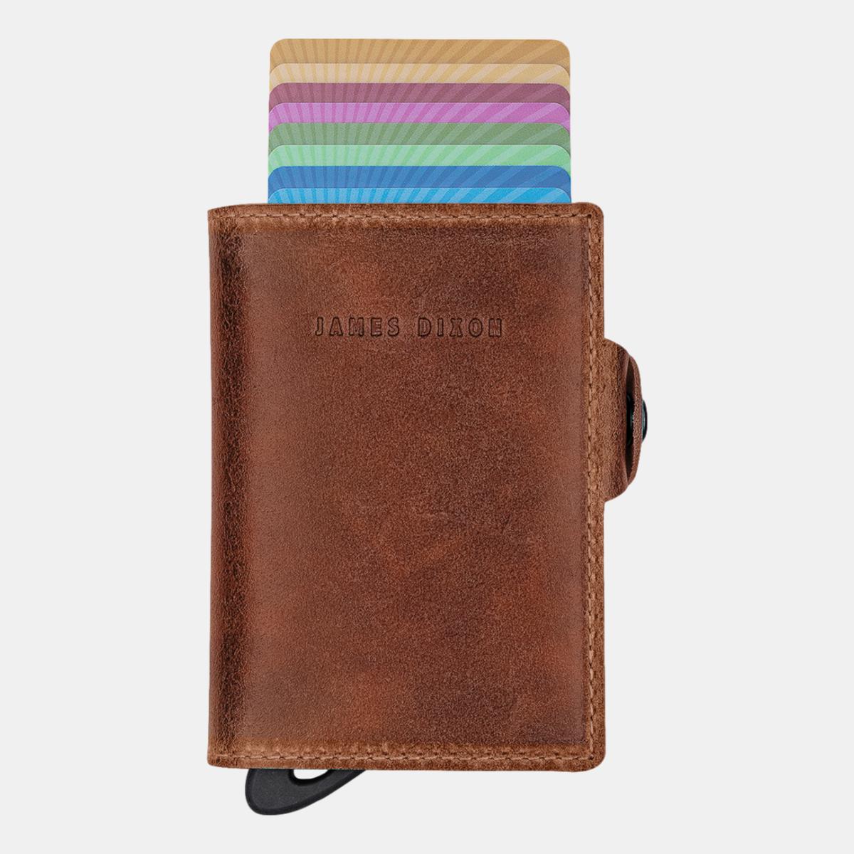 jd0174 james dixon boton raw redwood brown coin pocket wallet front