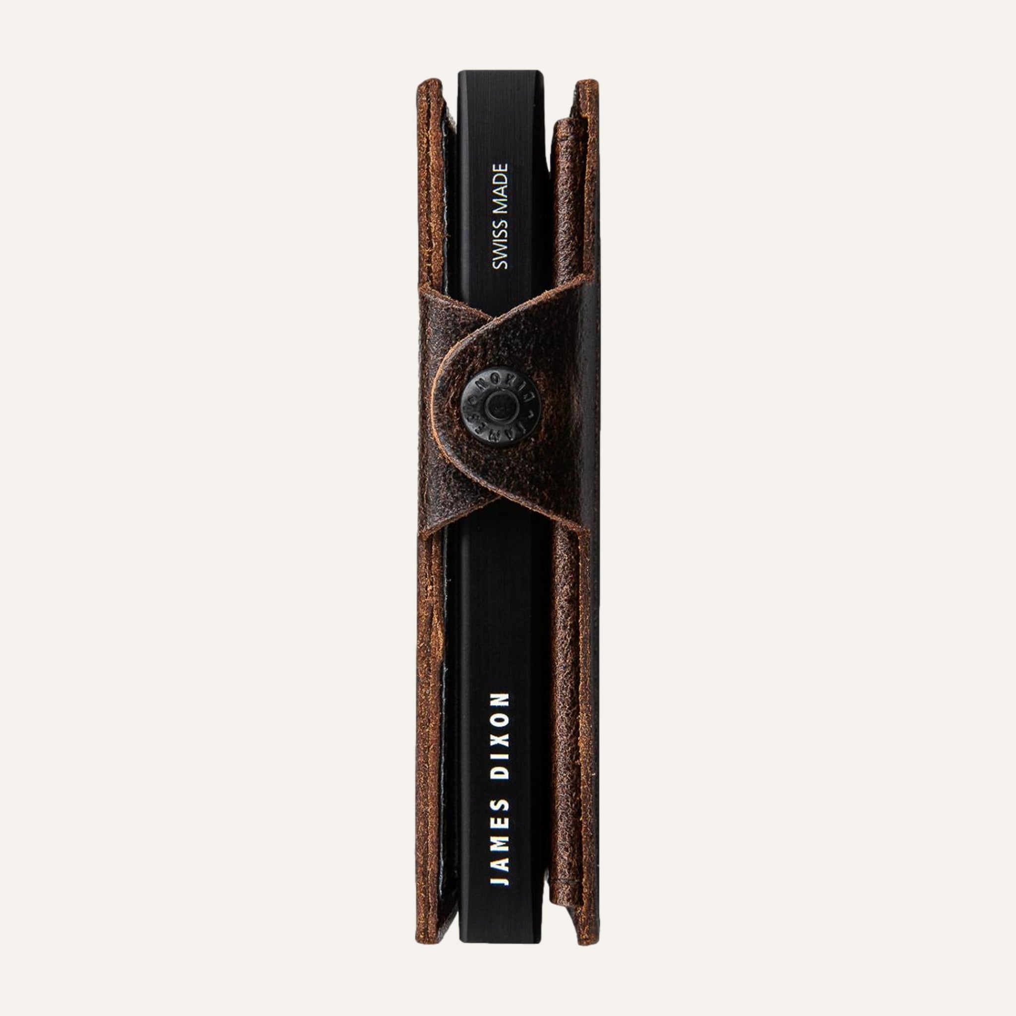 Dark Brown Tobacco - Raw - Coin Pocket - Snap - Wallet