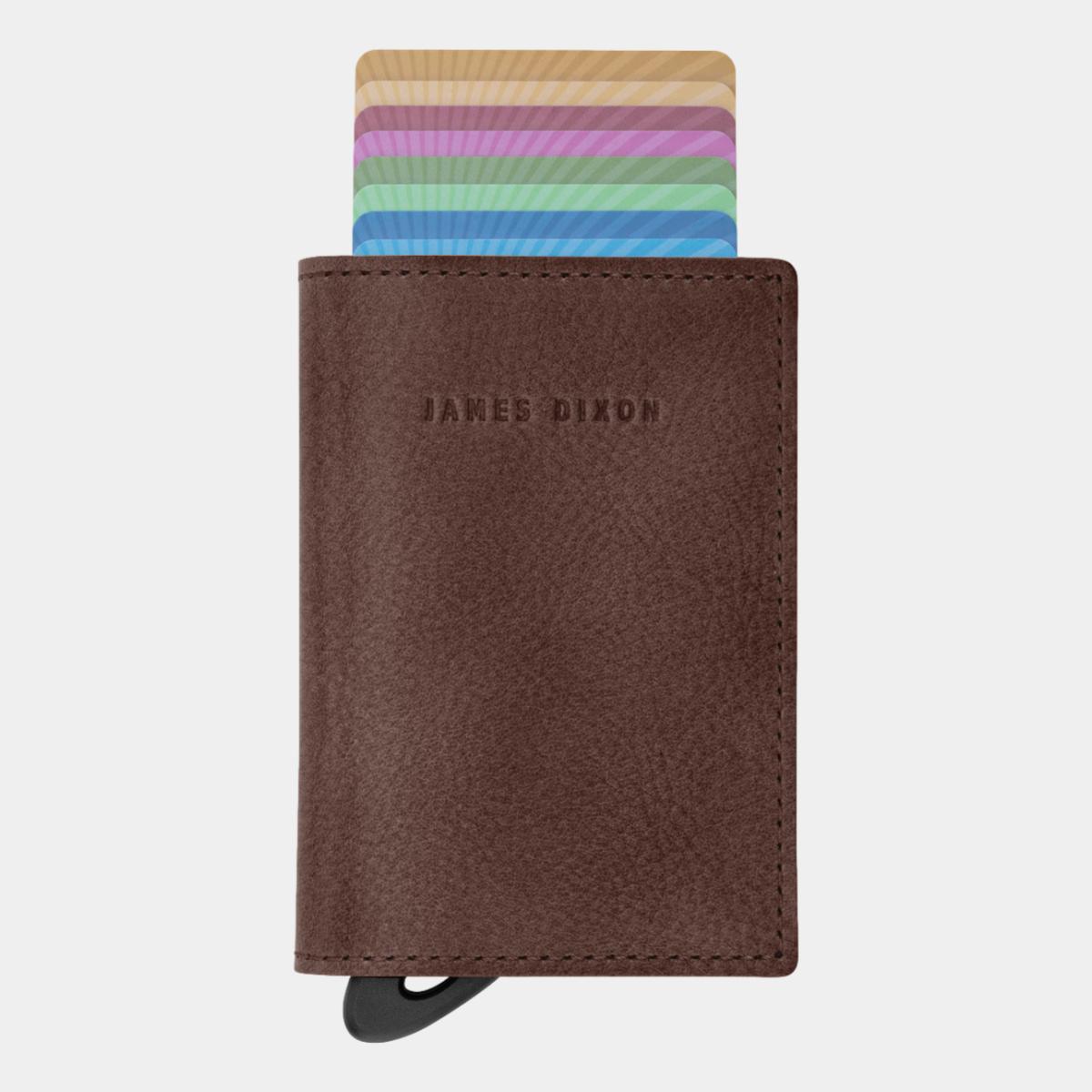 jd0177 james dixon puro grace cacao brown wallet front