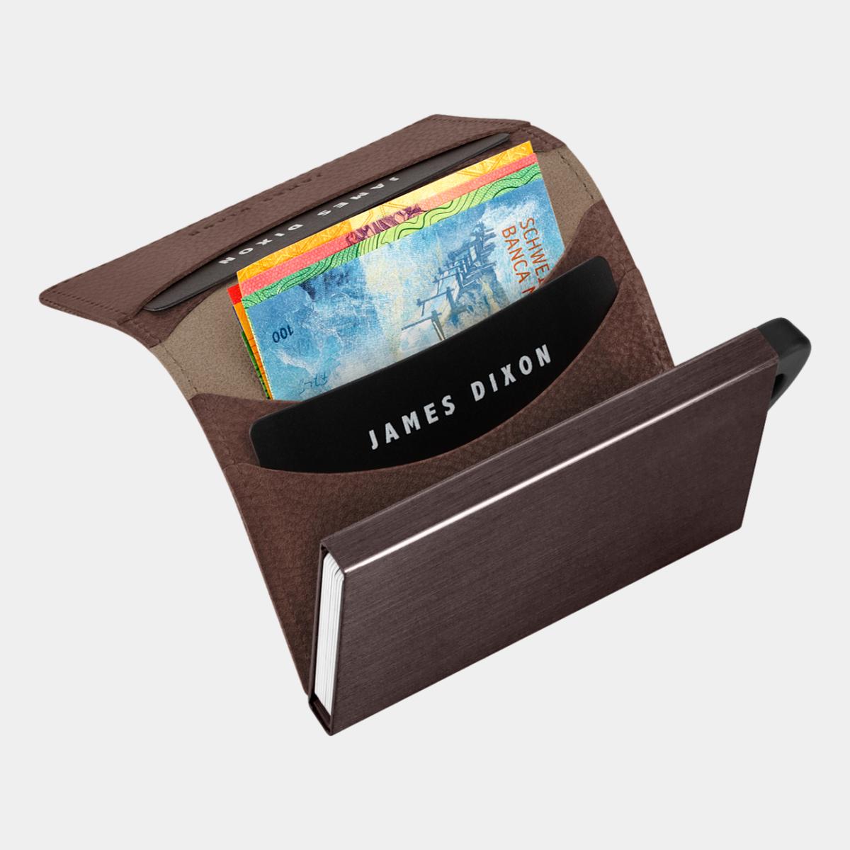 jd0177 james dixon puro grace cacao brown wallet notes