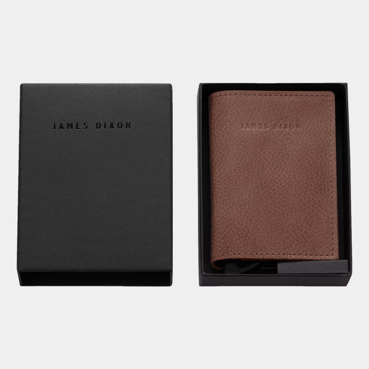 jd0178 james dixon puro grace havana brown wallet box
