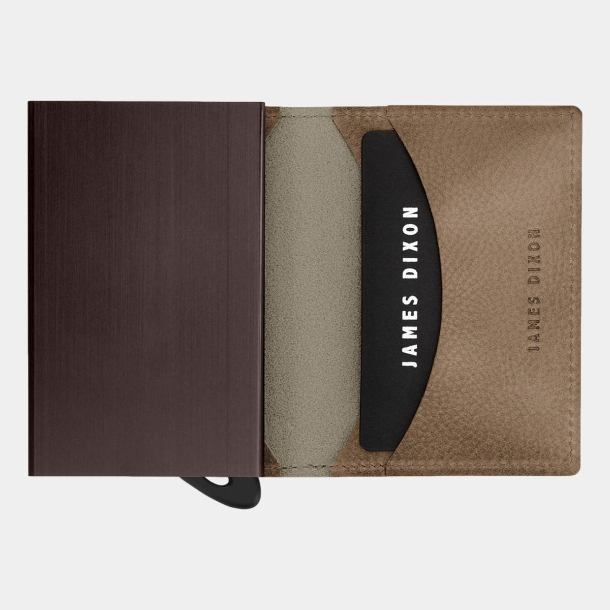 jd0179 james dixon puro grace taupe wallet open