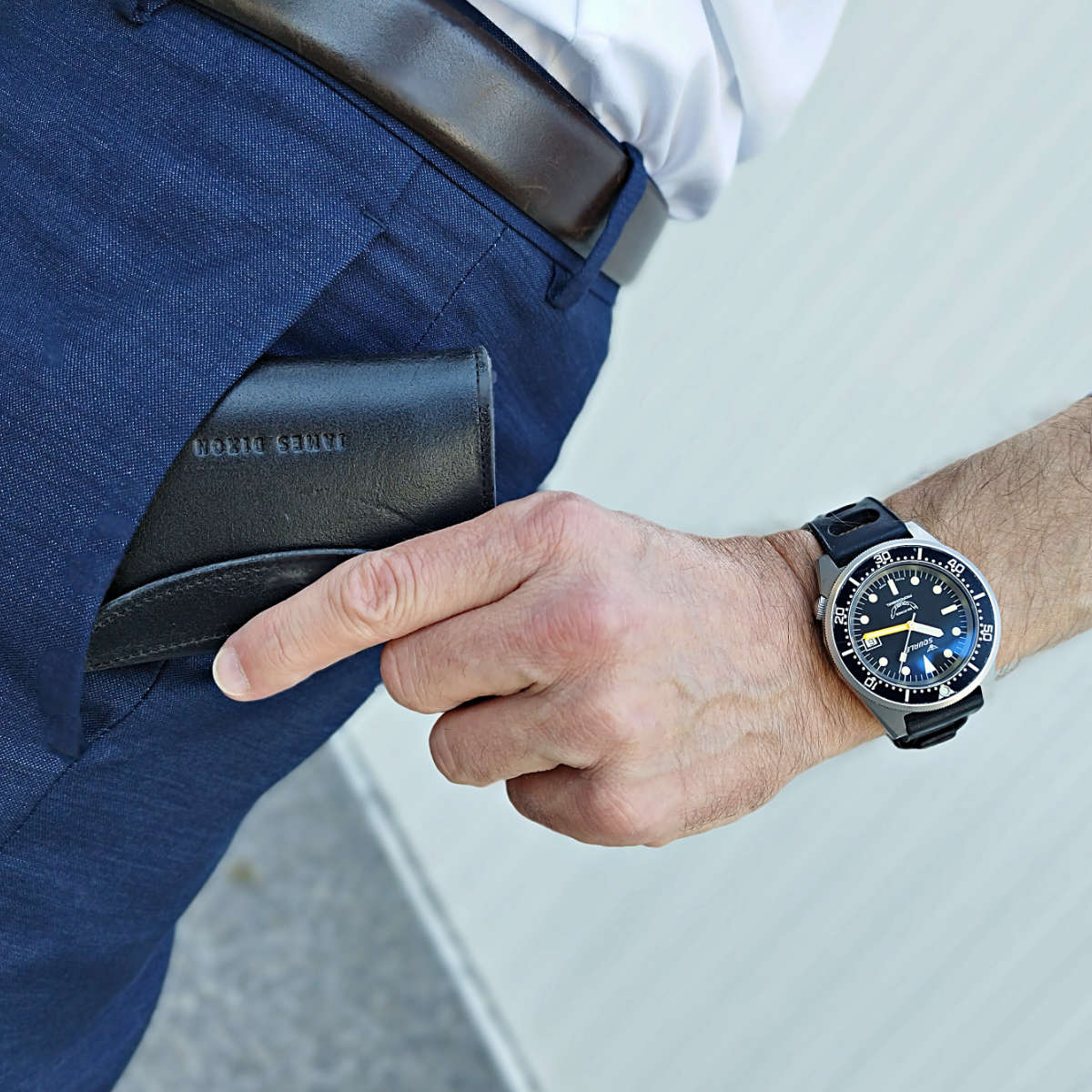 Black - Raw - Coin Pocket - Flap - Wallet