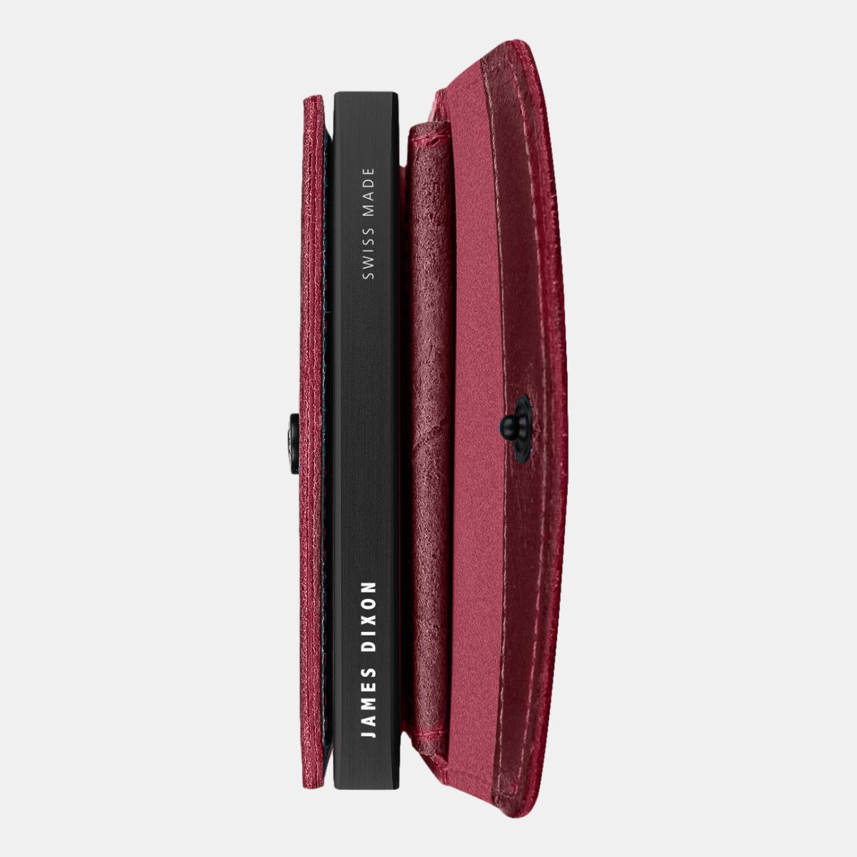 jd0185 james dixon grande raw red coin pocket wallet side