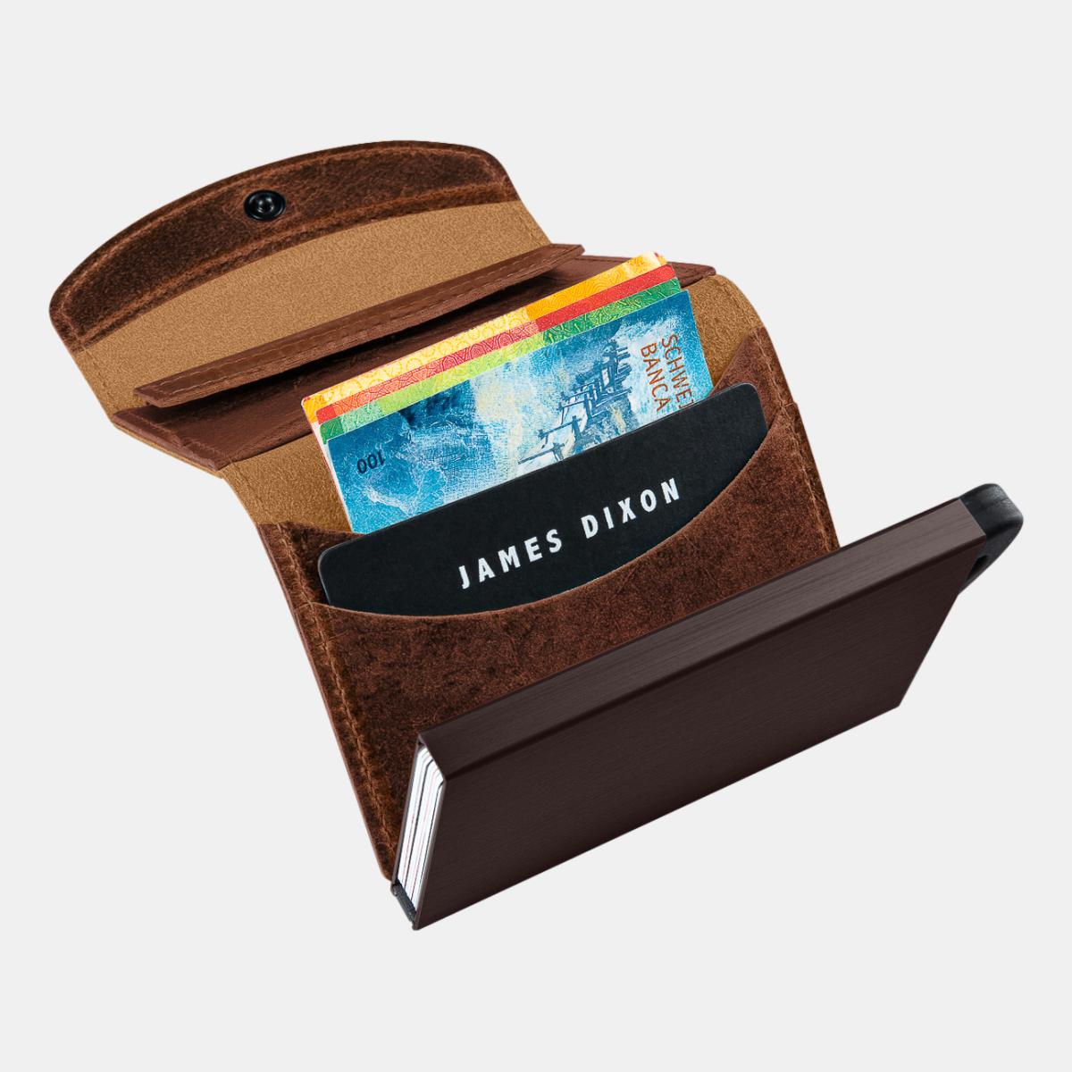 jd0186 james dixon grande raw redwood brown coin pocket wallet notes