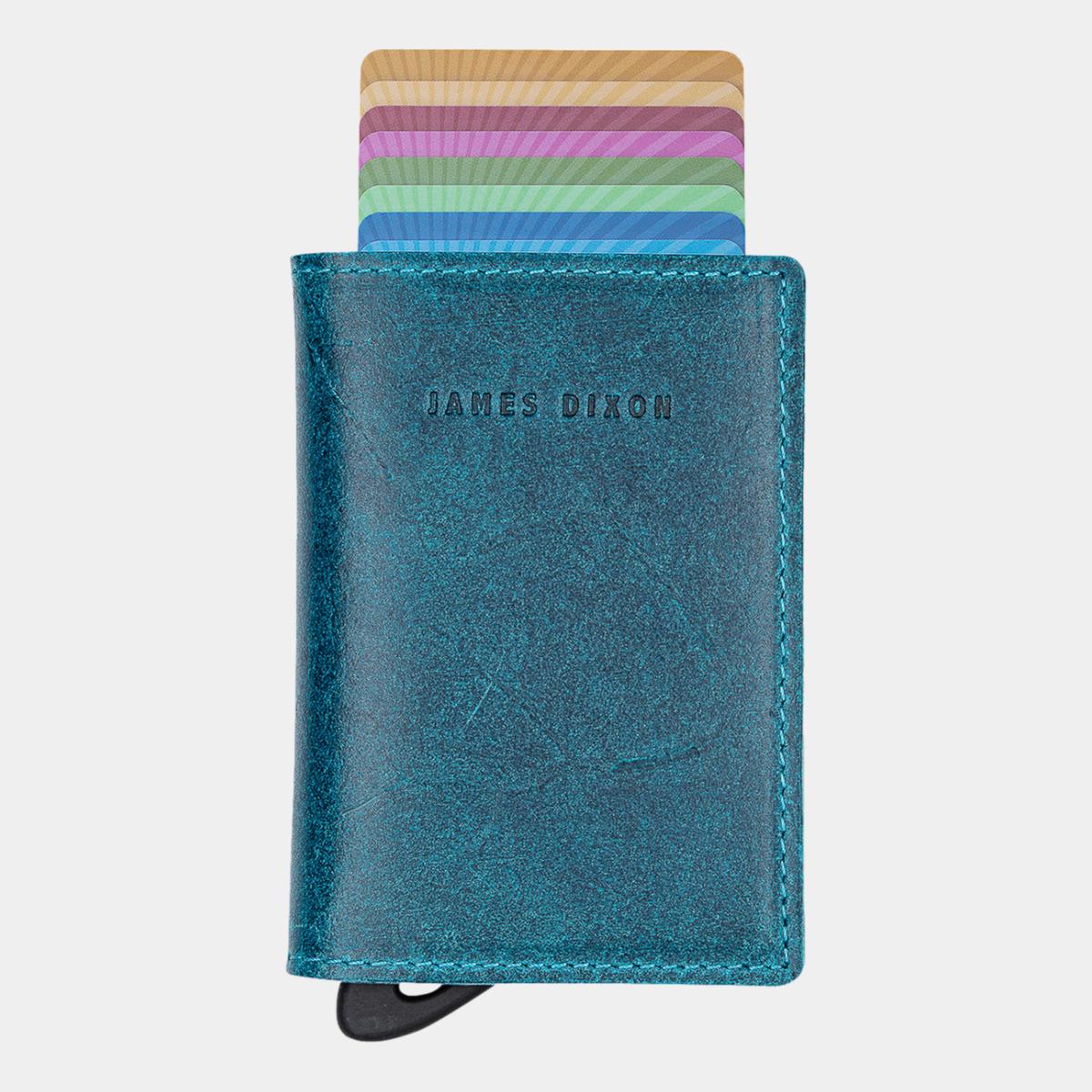jd0190 james dixon puro raw blue coin pocket wallet front