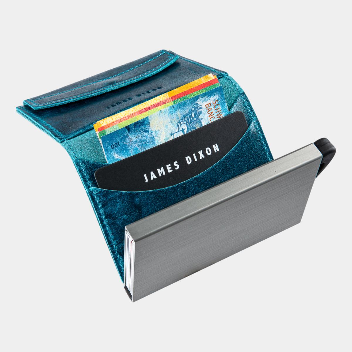 jd0190 james dixon puro raw blue coin pocket wallet notes