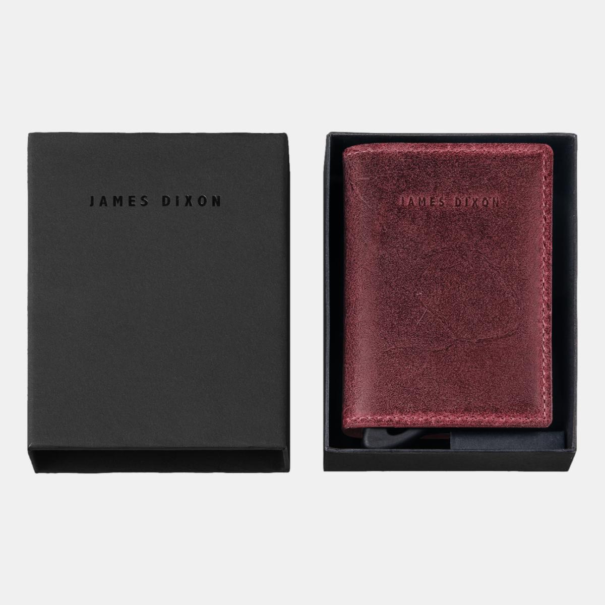 jd0191 james dixon puro raw red coin pocket wallet box