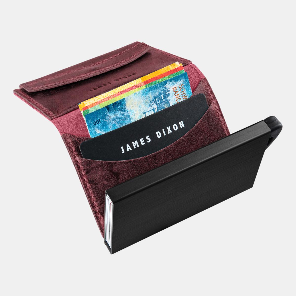 jd0191 james dixon puro raw red coin pocket wallet notes