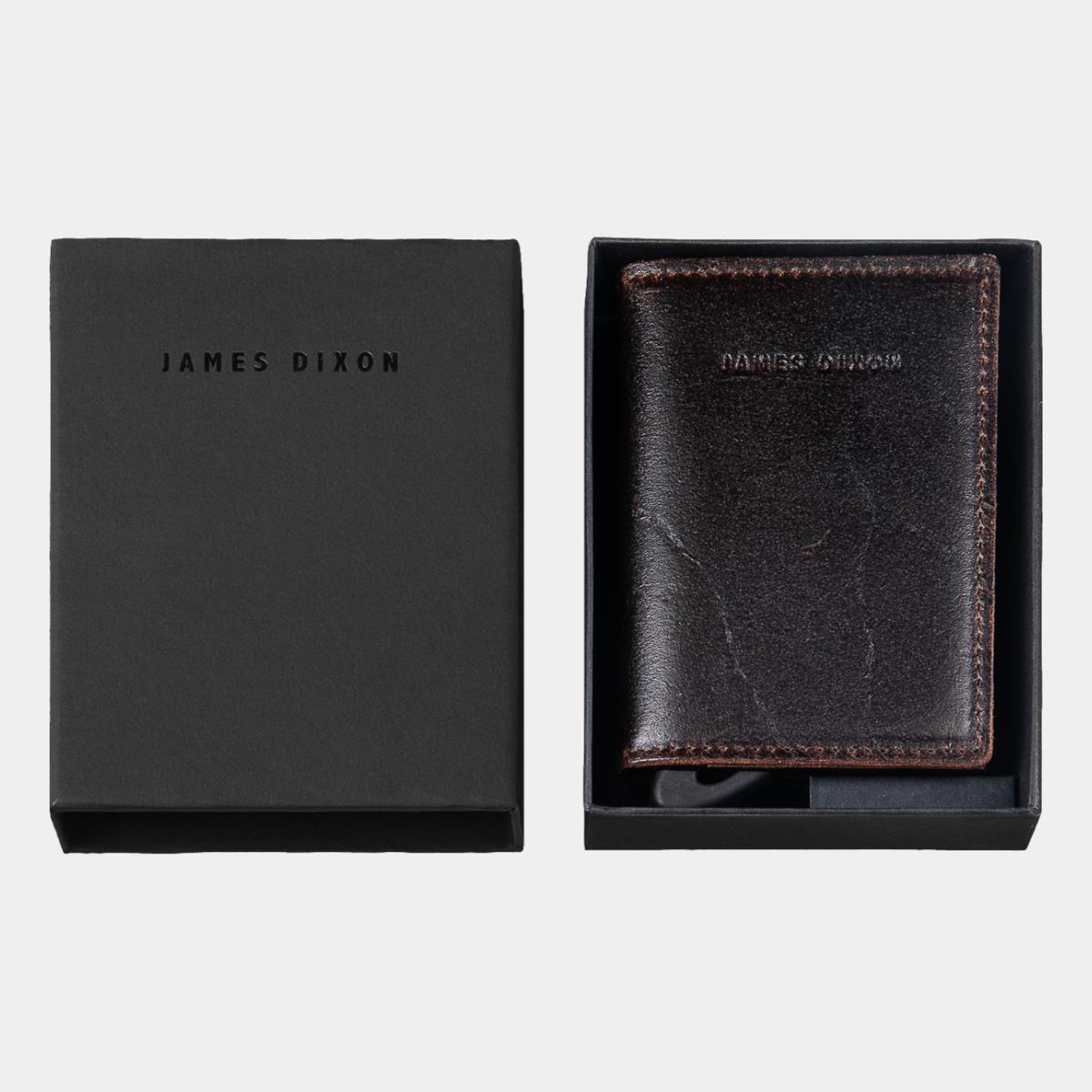 jd0193 james dixon puro raw tobacco brown coin pocket wallet box