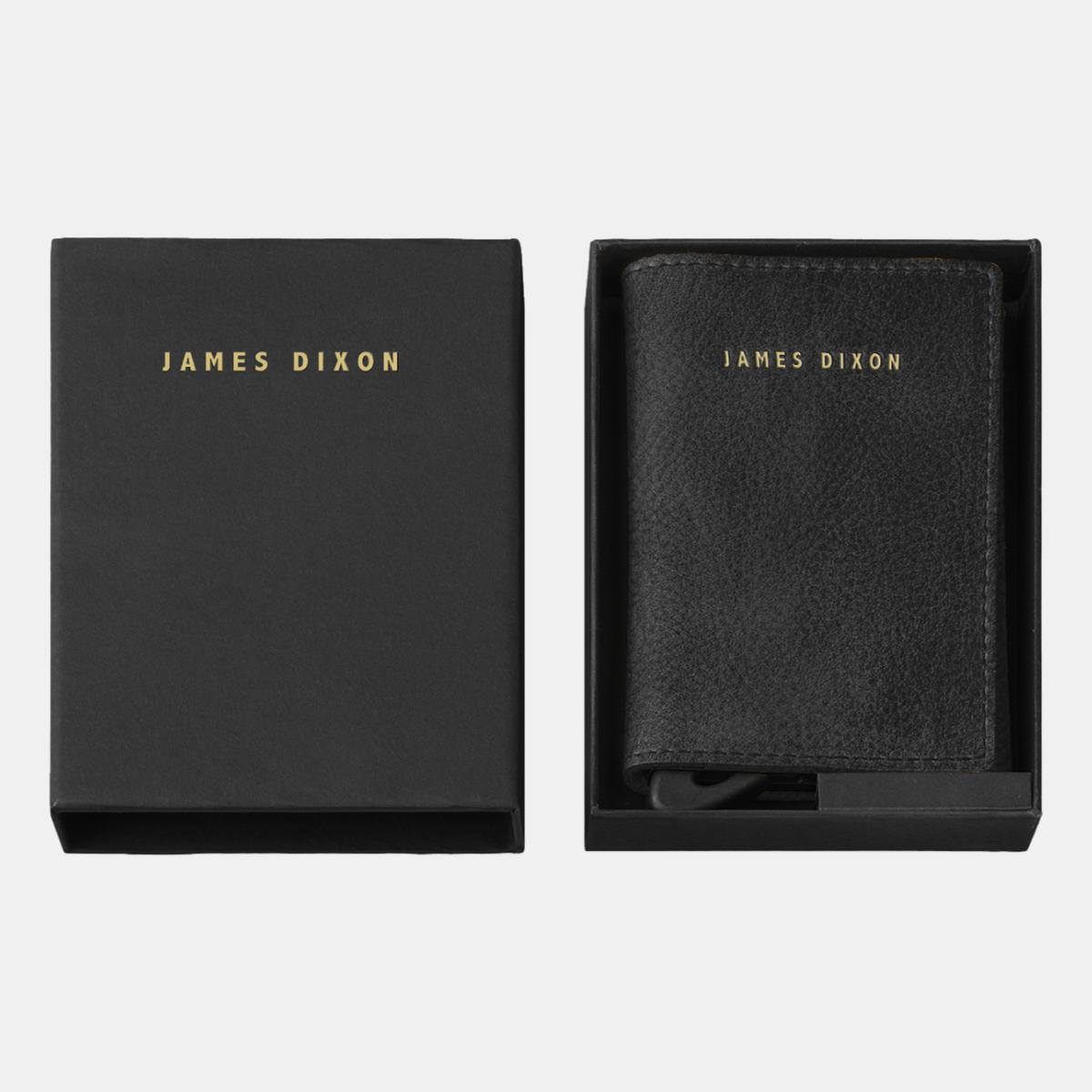 jd0196 james dixon puro grace black gold coin pocket wallet box