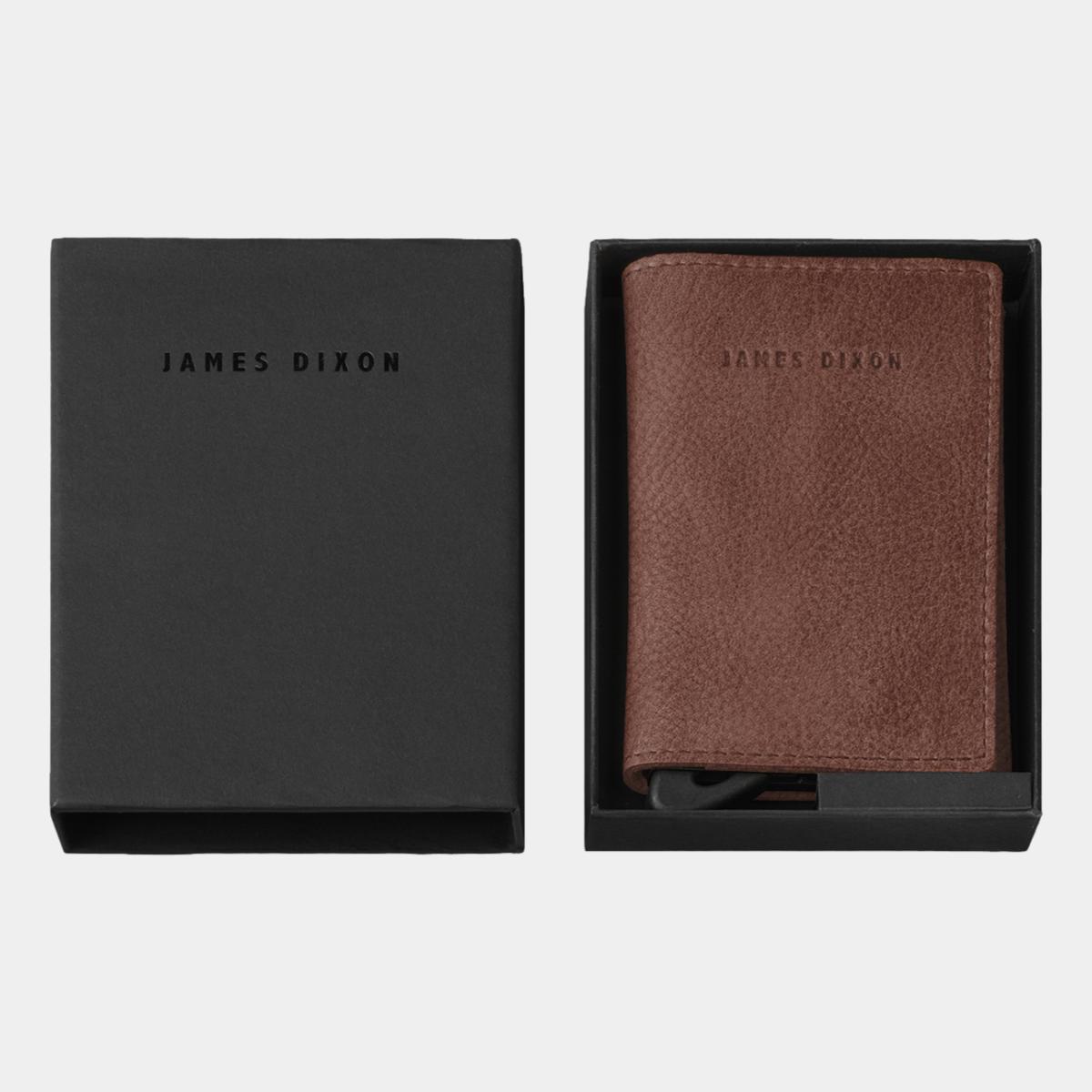 jd0199 james dixon puro grace cacao brown coin pocket wallet box